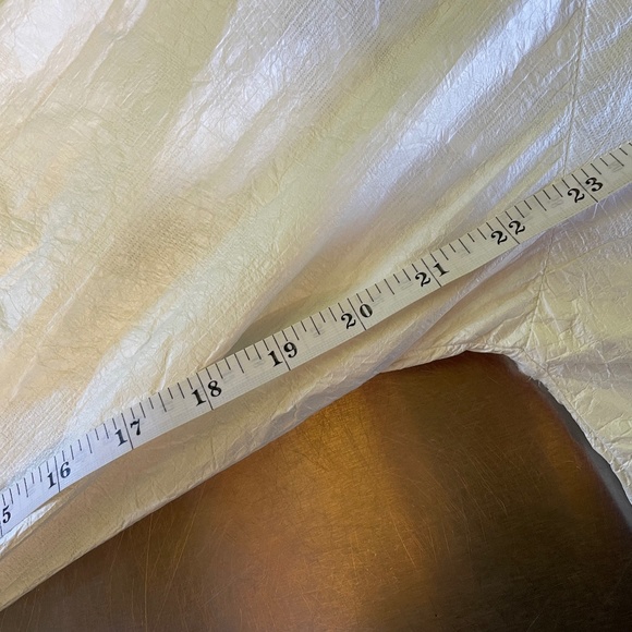 American Apparel, vintage, whit 100% TYVEK coat, size L, UNISEX. Branded «Neige» - Picture 10 of 14